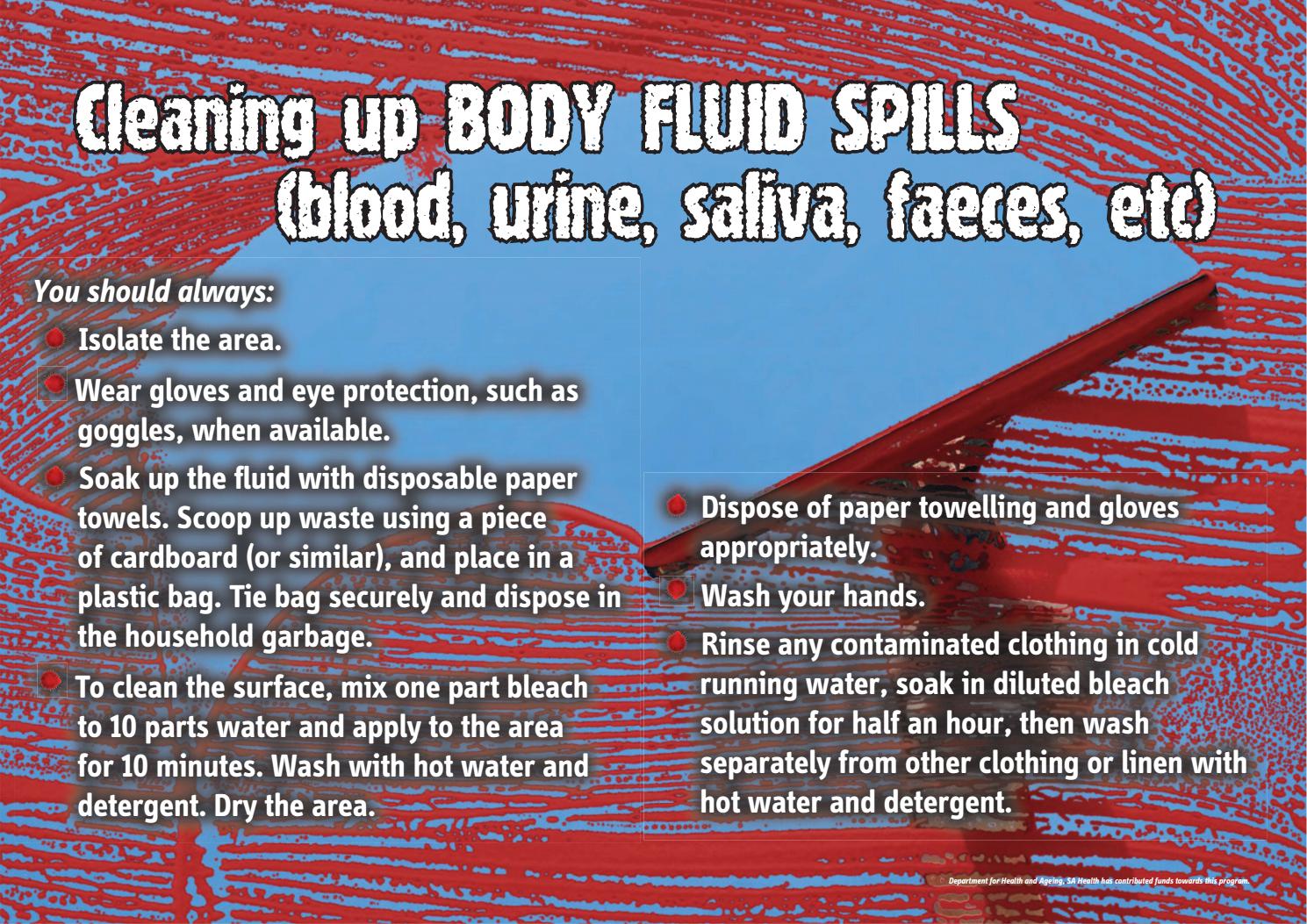 Handling Blood Spills and Sharps by Hepatitis SA Issuu