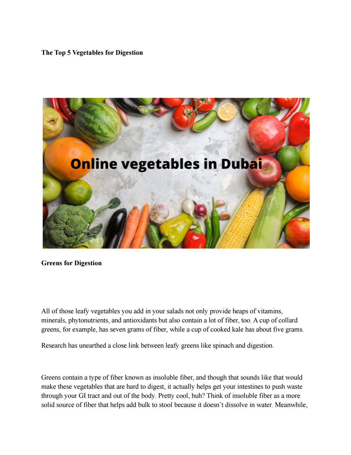 Online vegetables in Dubai by Farzana Dubai Issuu