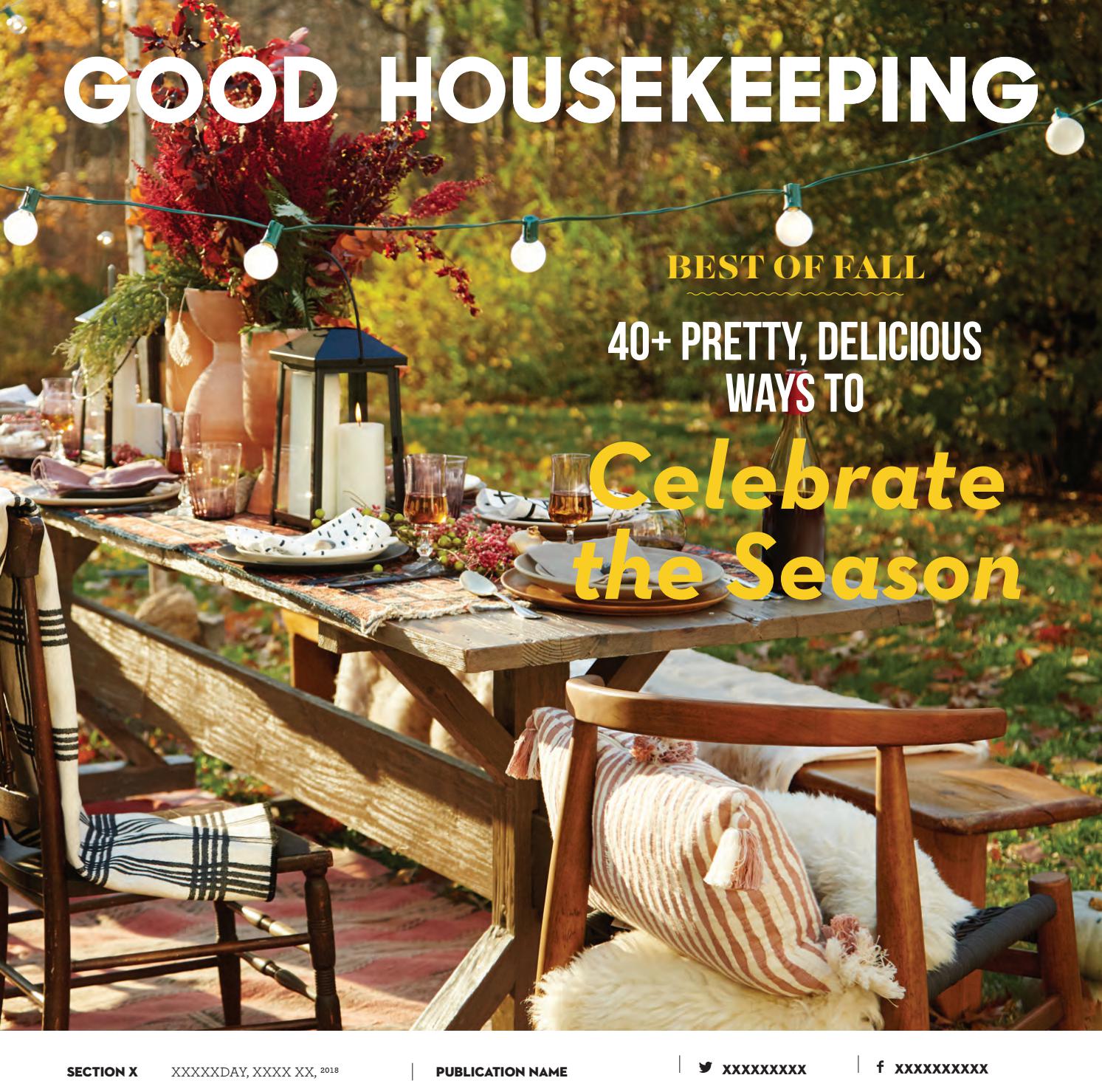 Premium Sections Good Housekeeping Best of Fall 2021 by King