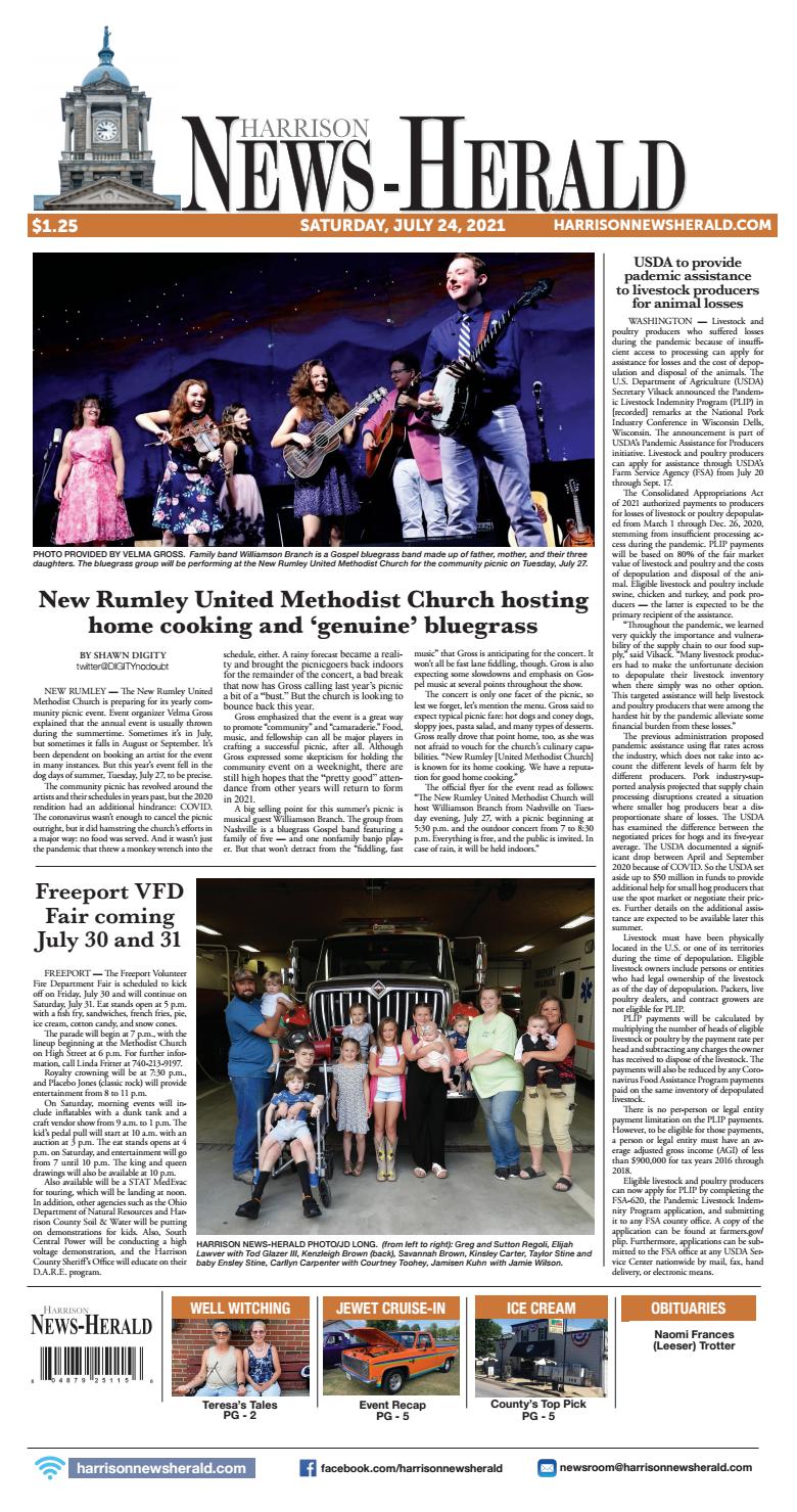 Harrison NewsHerald weekly eedition 72421 by Harrison NewsHerald