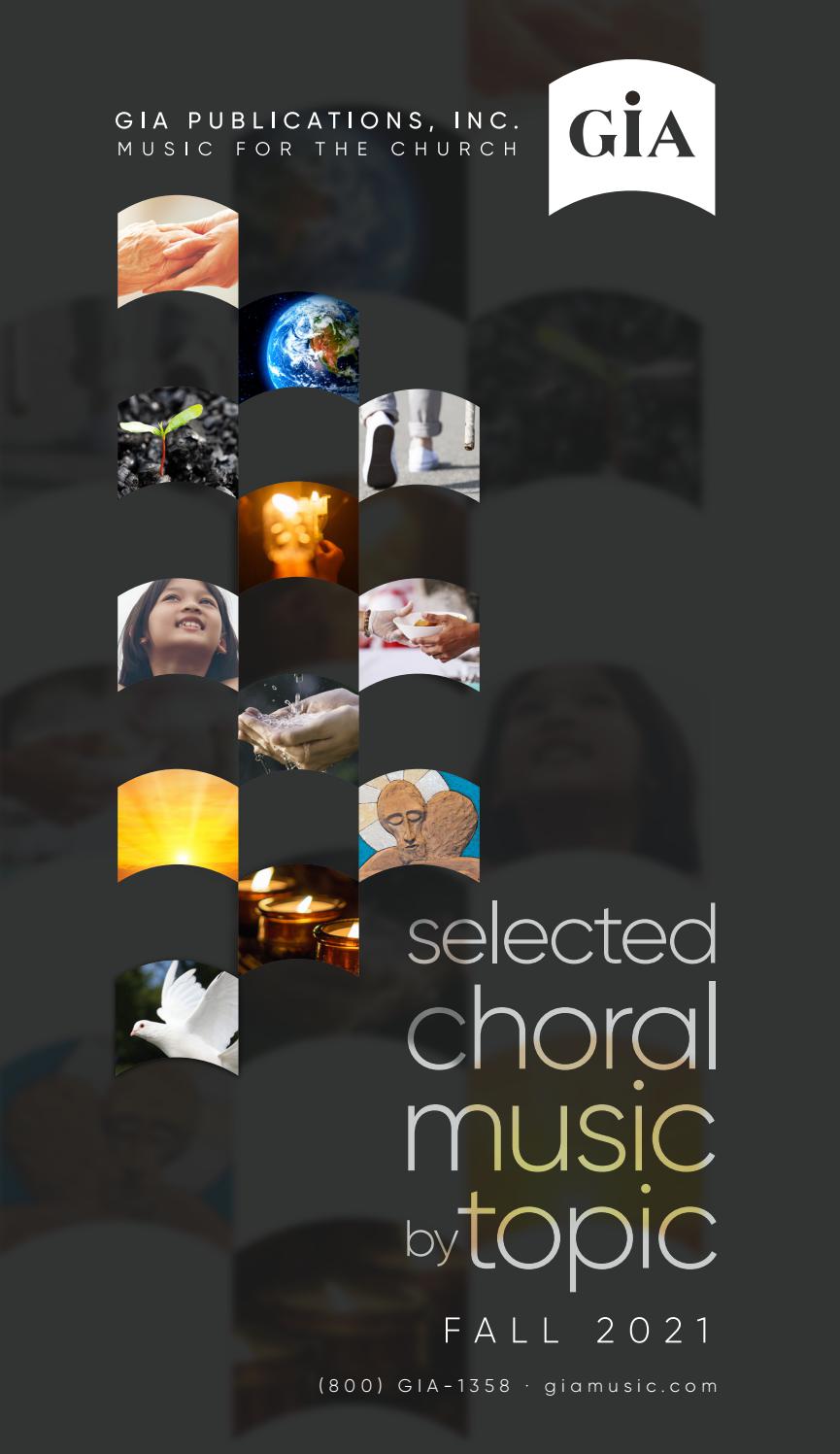 Catalog Selected Choral Music by Topic by GIA Publications Issuu