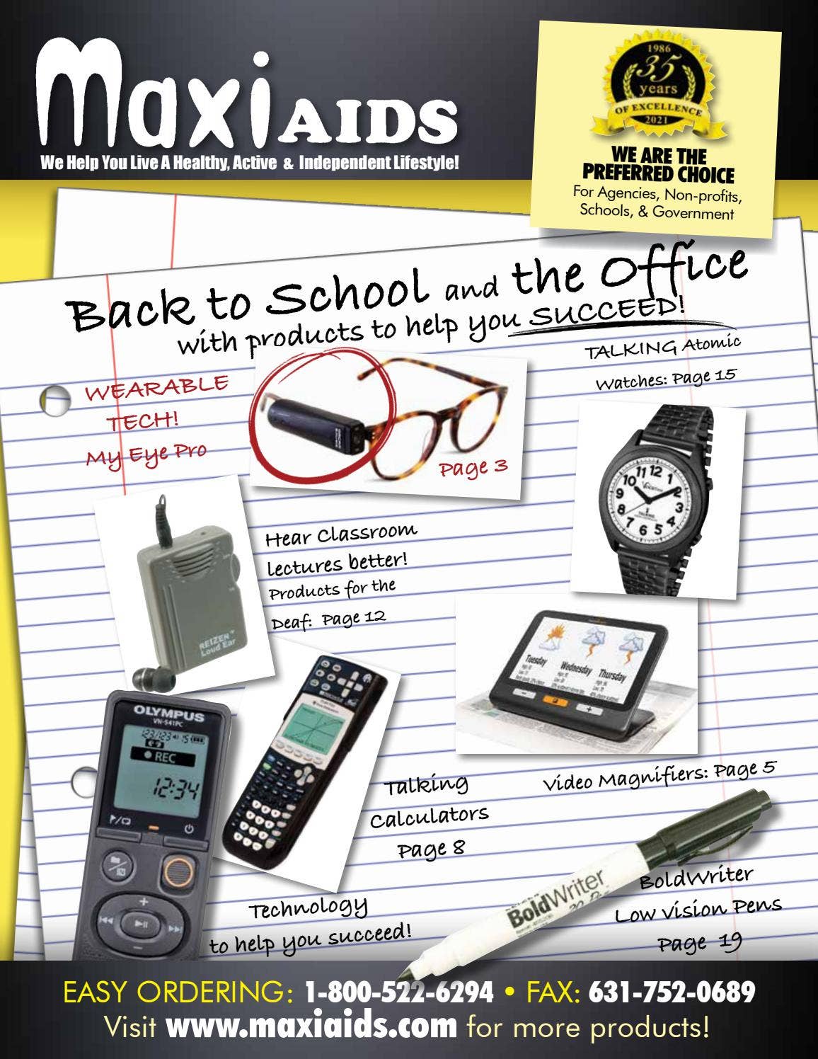 MaxiAids Back To School Catalog 2021 by Issuu