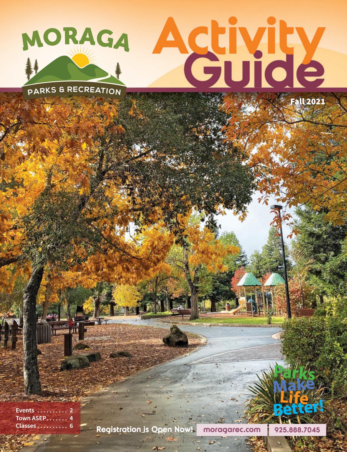 Town of Moraga Activity Guide Fall 2021 by moragarecreation Issuu