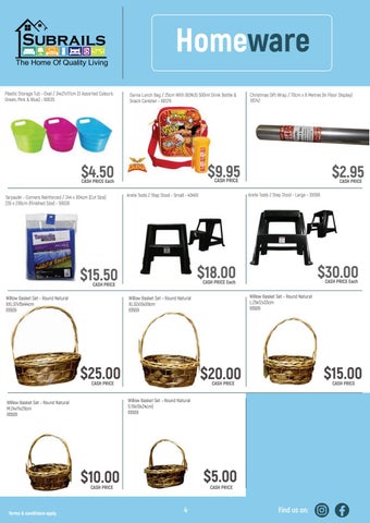 Subrails Furniture Centre Subrails 家居 Plus Essentials 家具目录 第 5 页