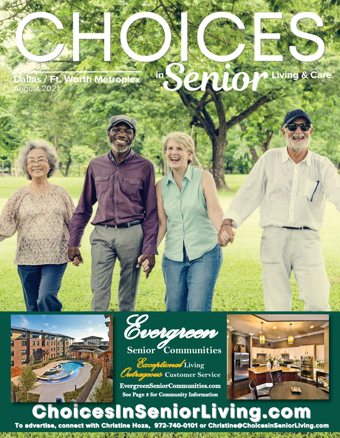 CHOICES in Senior Living & Care Dallas, Ft. Worth August 2021