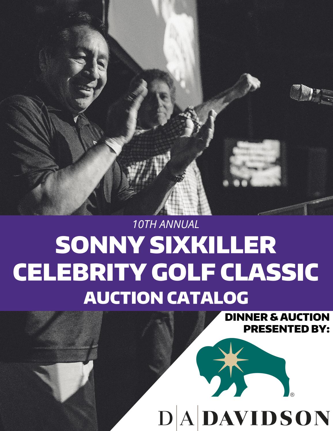 10th Sonny Sixkiller Celebrity Golf Classic Auction Catalog by OMC ...