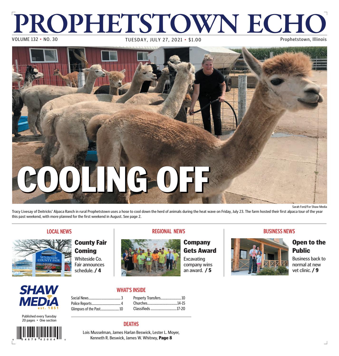 ProphetstownEcho7272021 by Shaw Media Issuu