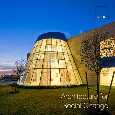 Architecture for Social Change by RDLR Architects - Issuu