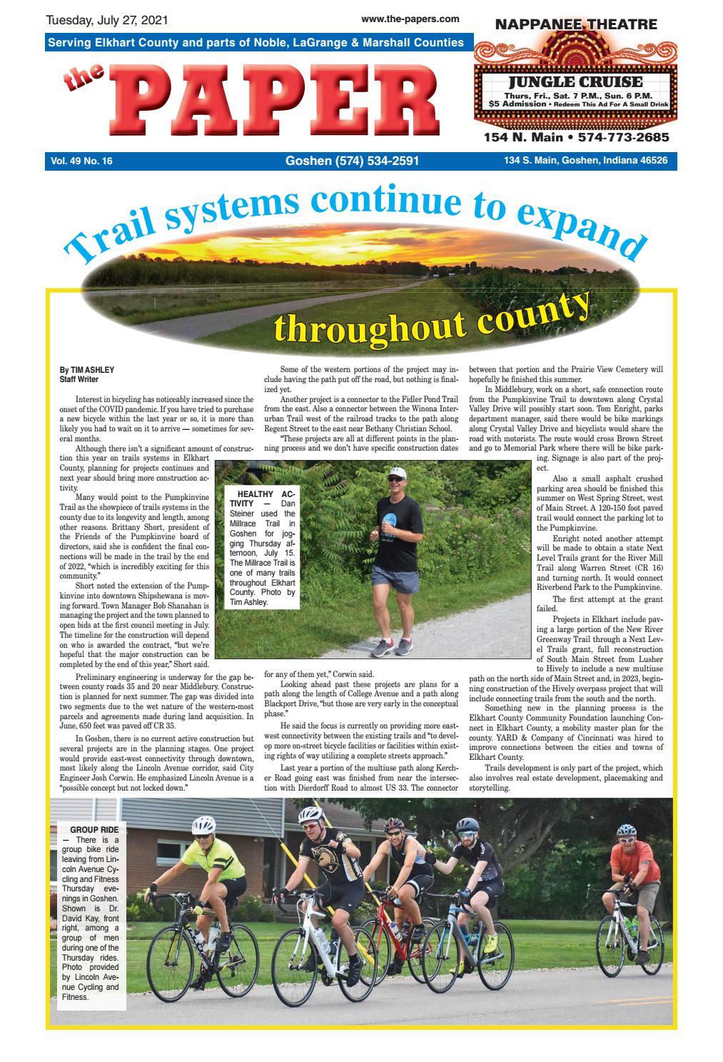 the Paper - Elkhart County Edition - July 27, 2021 by The Papers Inc. -  Issuu