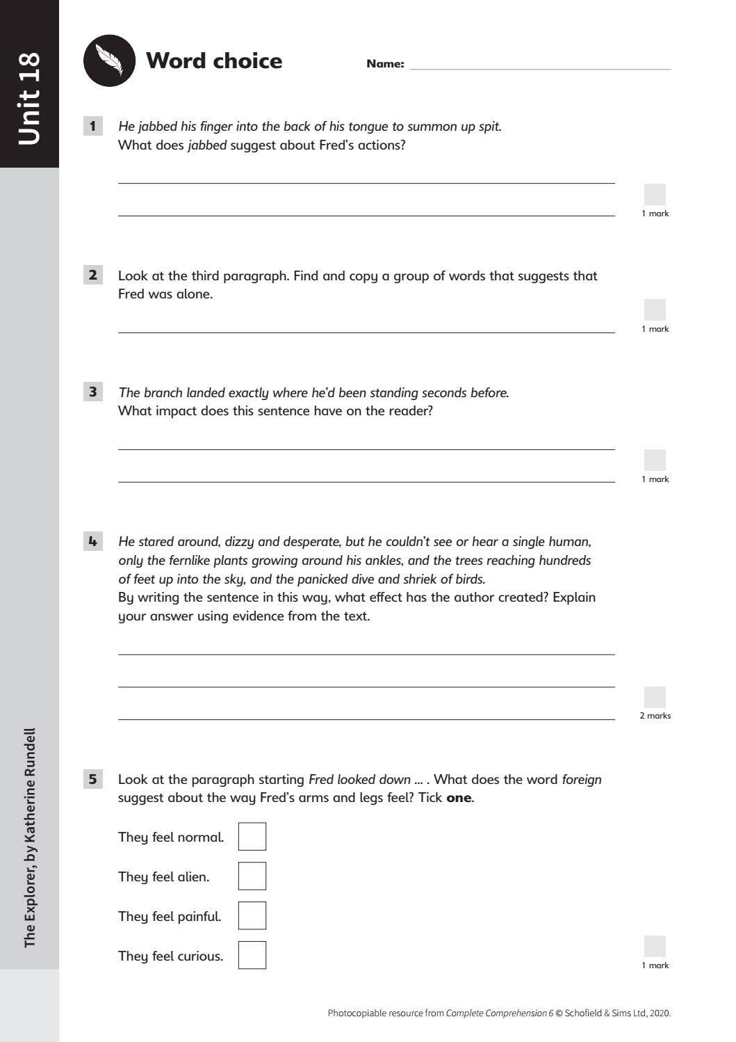 Complete Comprehension Book 6 by Schofield & Sims - Issuu