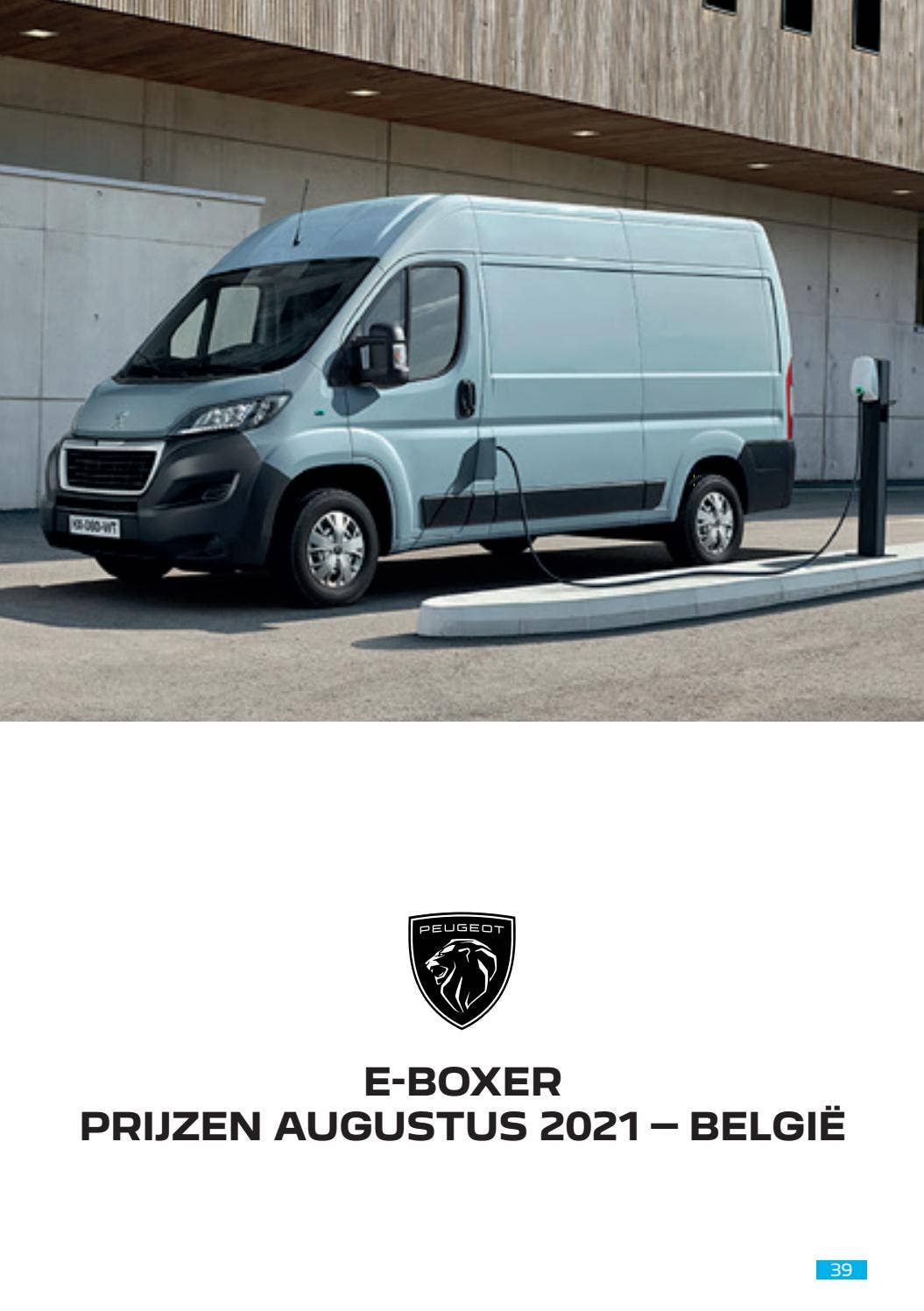 PSA-PEUGEOT-VU-082021 - VU - E-BOXER BENL by altavia.belgium - Issuu