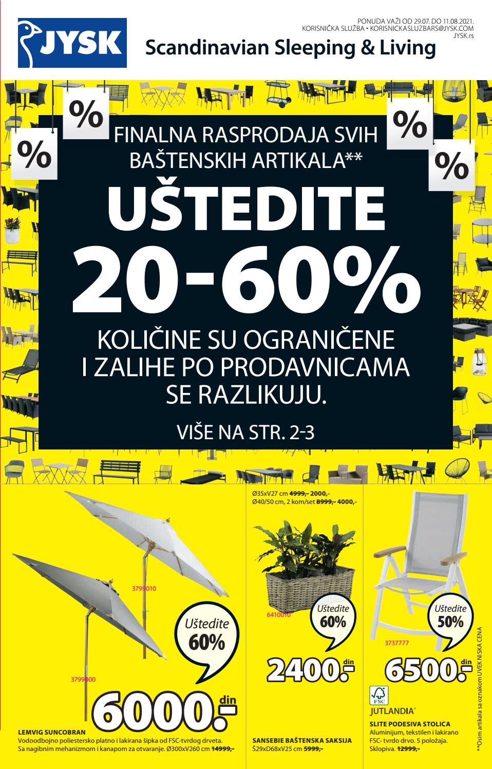 JYSK Srbija katalog od 29.07.11.08.2021. by Catalog.hr Issuu