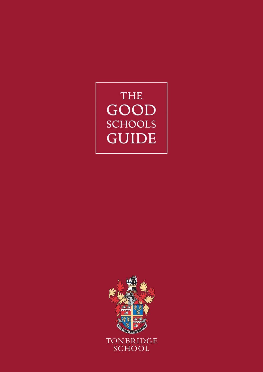 The Good Schools Guide - Tonbridge School by Tonbridge School - Issuu