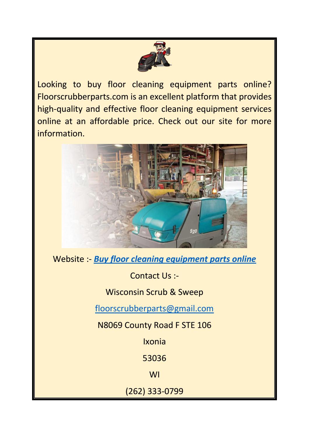 Buy Floor Cleaning Equipment Parts Online by