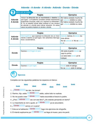 GUIA ORTOGRAFÍA PARA GRADUANDOS by EditorialKamarS.A - Issuu