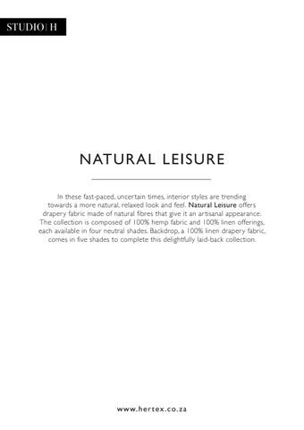 HertexHAUS Hertex Studio H Natural Leisure Curtaining 灯饰产品集 第 2 页
