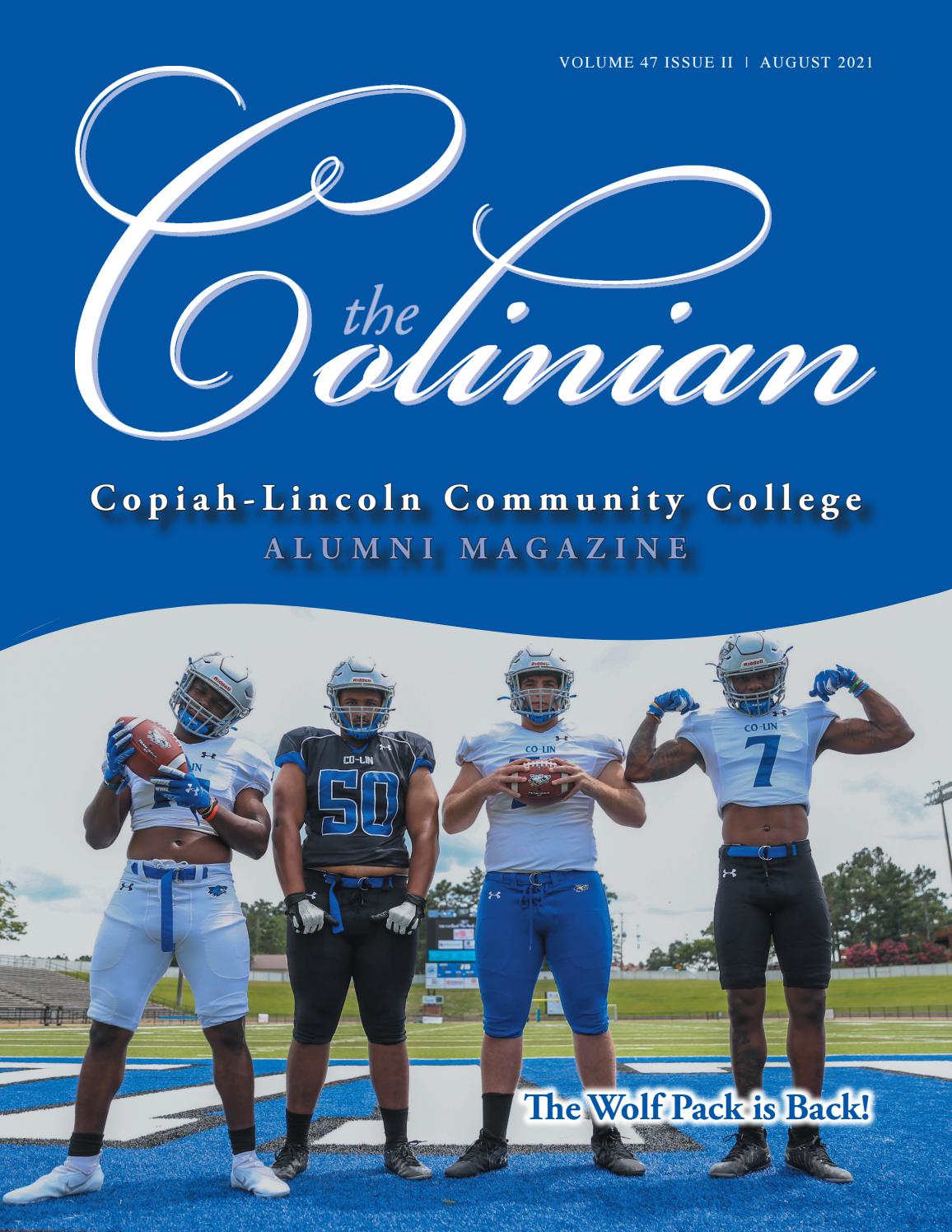 Colinian August 2021 by CopiahLincoln Community College Alumni