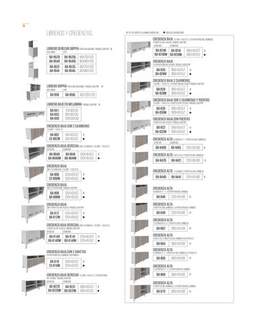 CATALOGO MUEBLES 德文 OFICINA BASE 5V 第 20 页