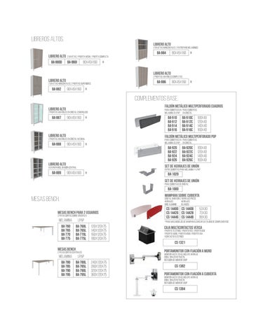 CATALOGO MUEBLES 德文 OFICINA BASE 5V 第 21 页