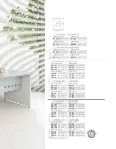 CATALOGO MUEBLES 德文 OFICINA EVO V7 第 11 页