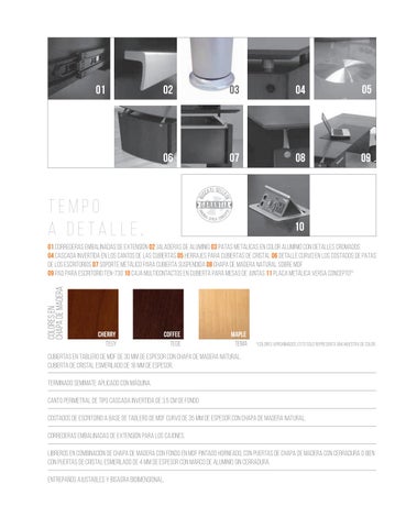 CATALOGO MUEBLES 德文 OFICINA TEMPO V10 第 21 页