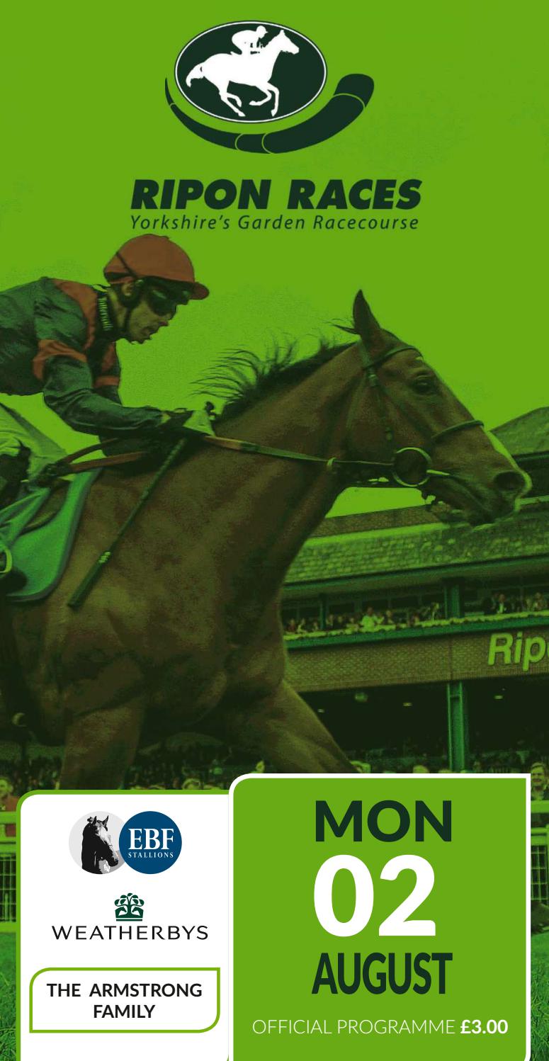 Ripon Racecard Monday 2nd August 2021 By Weatherbys Issuu