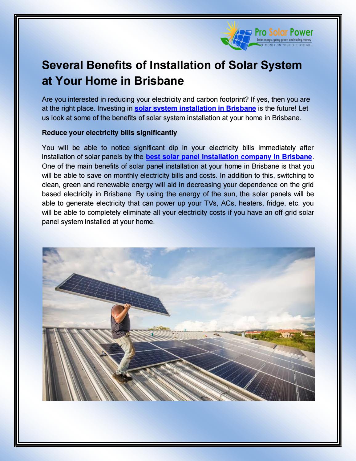 Best Solar Panel Installation Company in BrisbaneBest Solar Panel