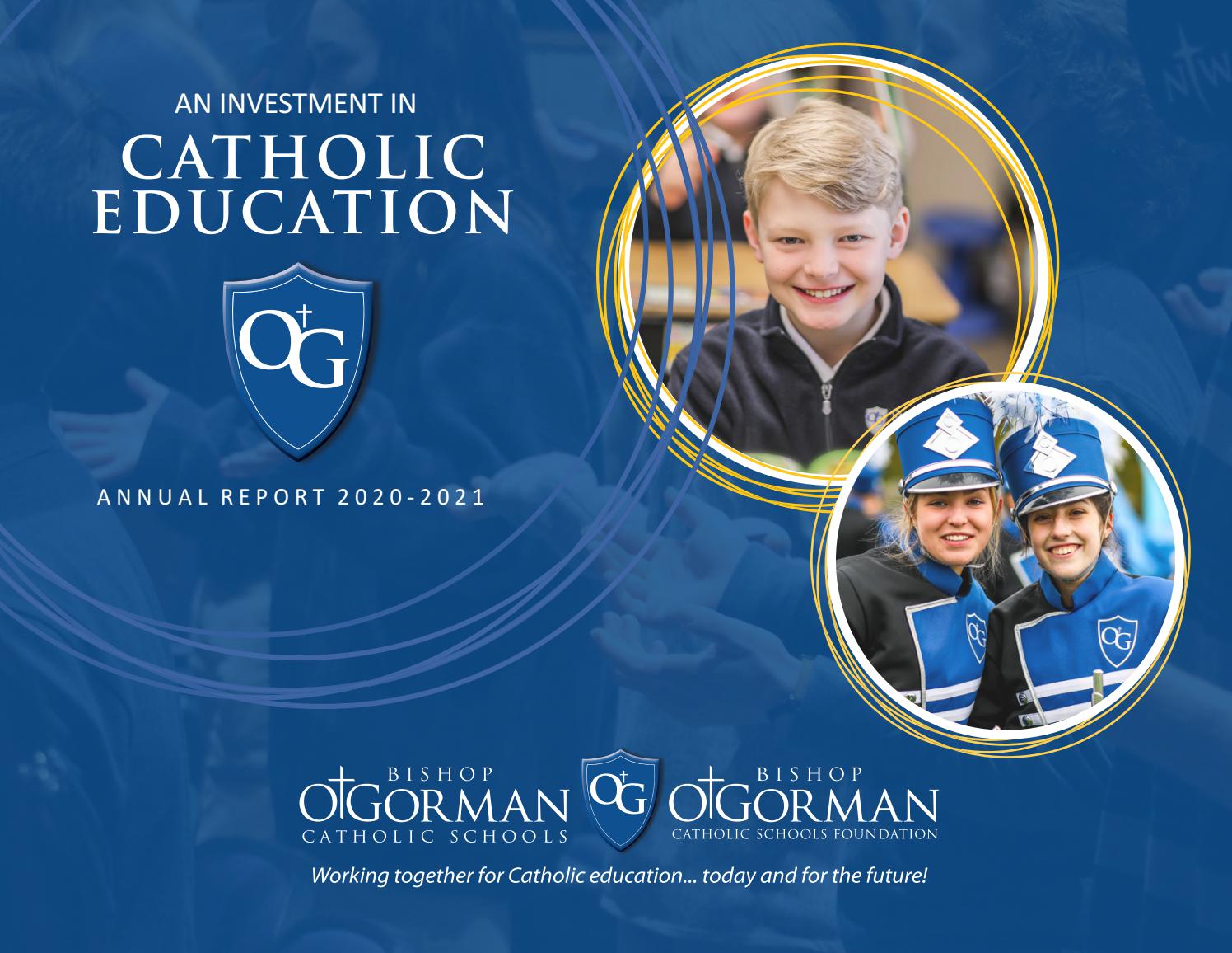 2020 21 Bishop O Gorman Catholic Schools Annual Report By Bishop O 