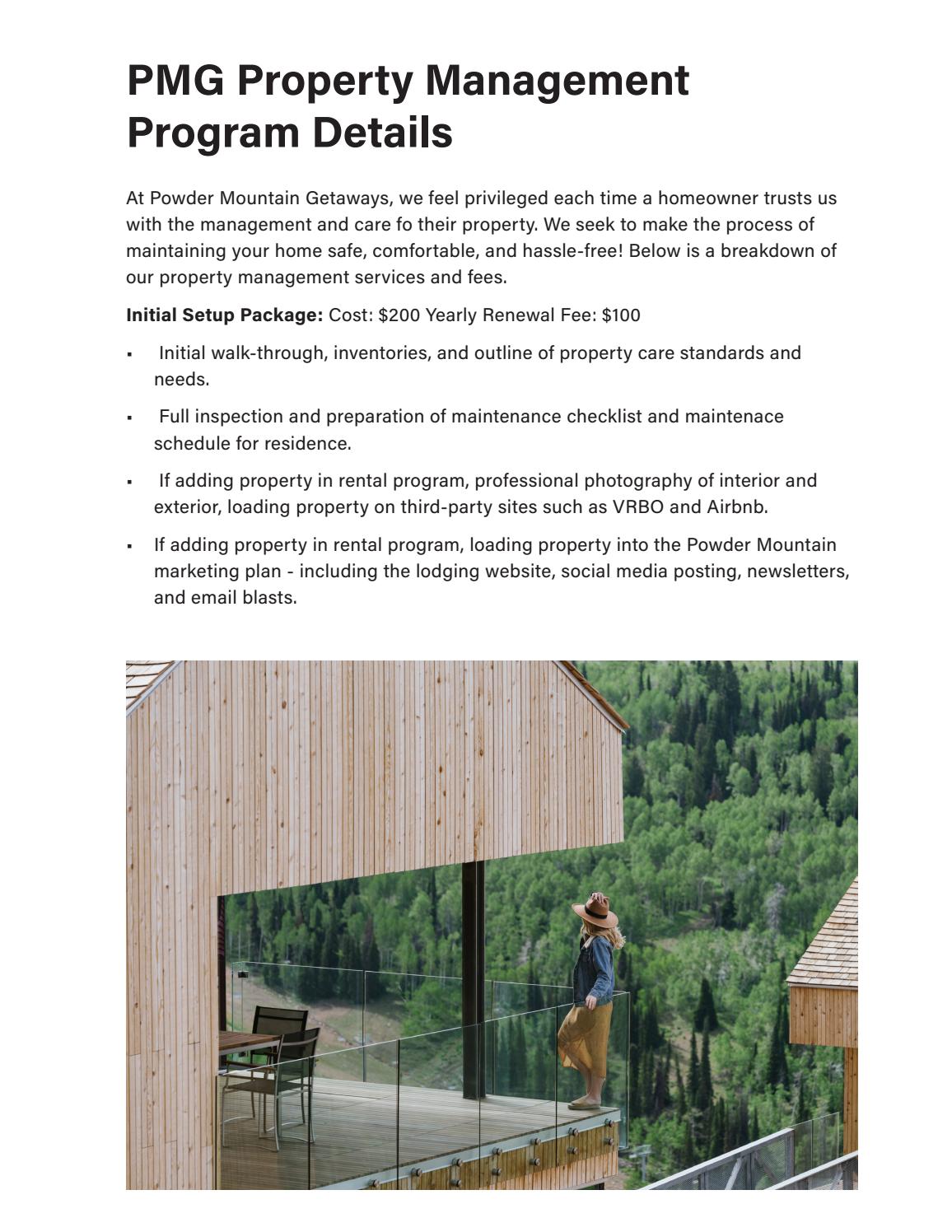 Powder Mountain Getaways Prospective Owner Packet by powdermountain Issuu