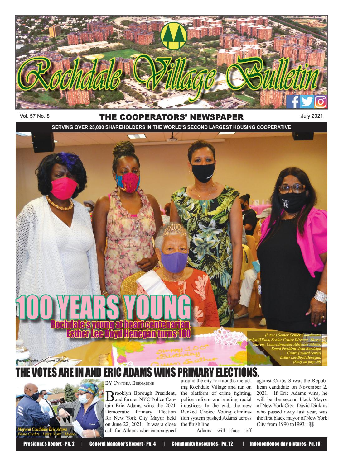 Rochdale Village Bulletin Newspaper July 2021 Edition by Rochdale