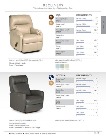 Best Home Furnishings - 皮革 家具目录 - 春季 2021 第 15 页