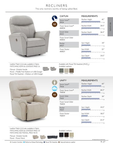 Best Home Furnishings - 皮革 家具目录 - 春季 2021 第 19 页