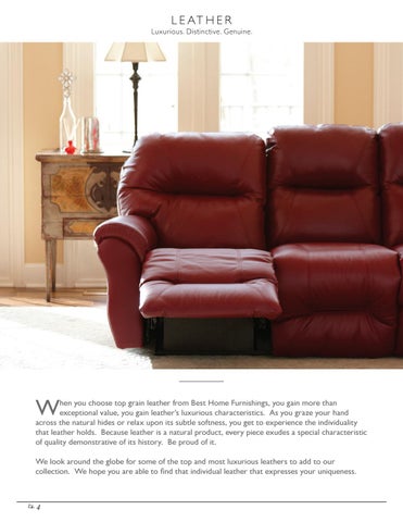 Best Home Furnishings - 皮革 家具目录 - 春季 2021 第 6 页