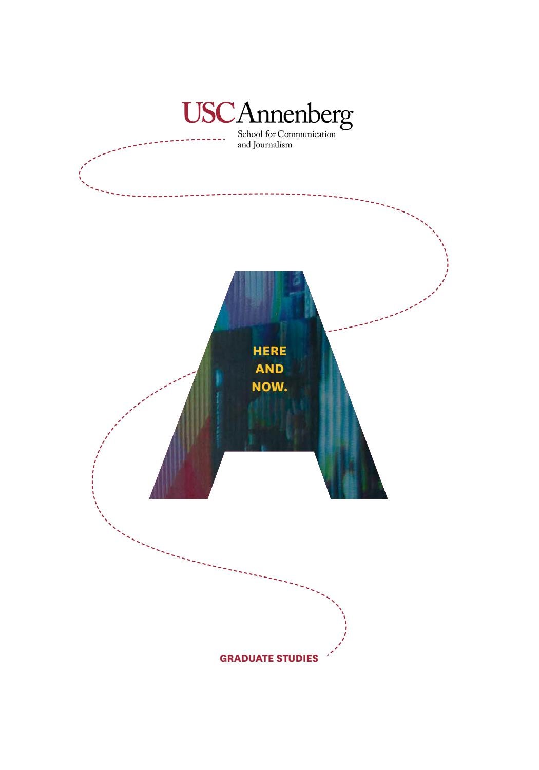 USC Annenberg Graduate On Campus Brochure by USC Annenberg School for