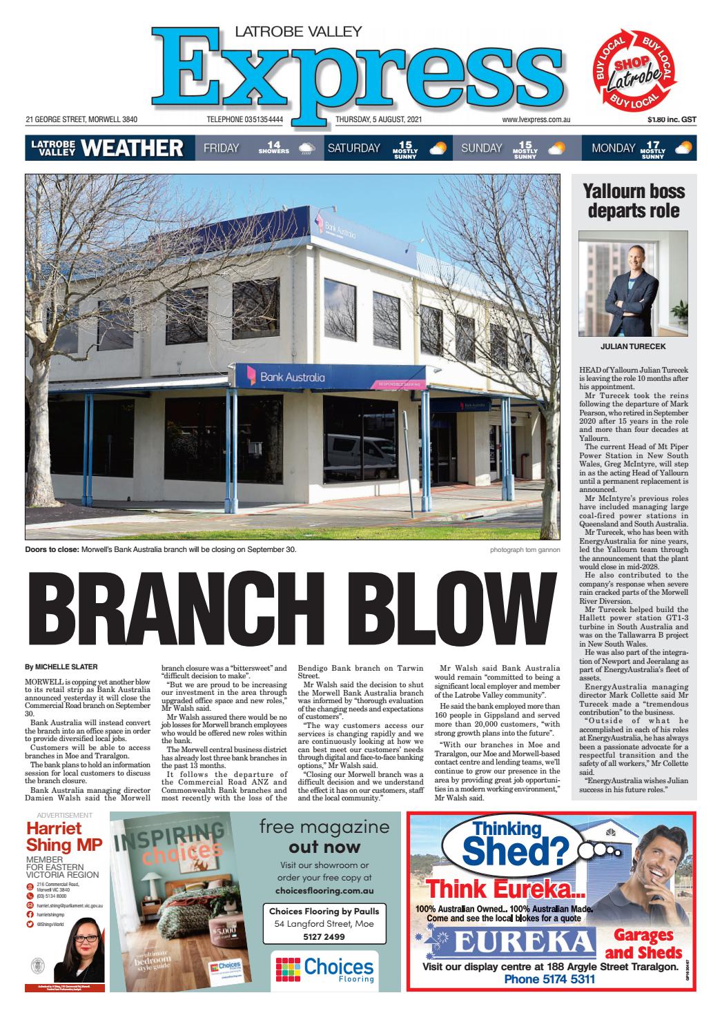 Latrobe Valley Express Thursday 5 August 2021 by Issuu