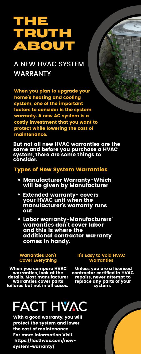 Different HVAC system Warranties Queen Creek HVAC FACT HVAC by