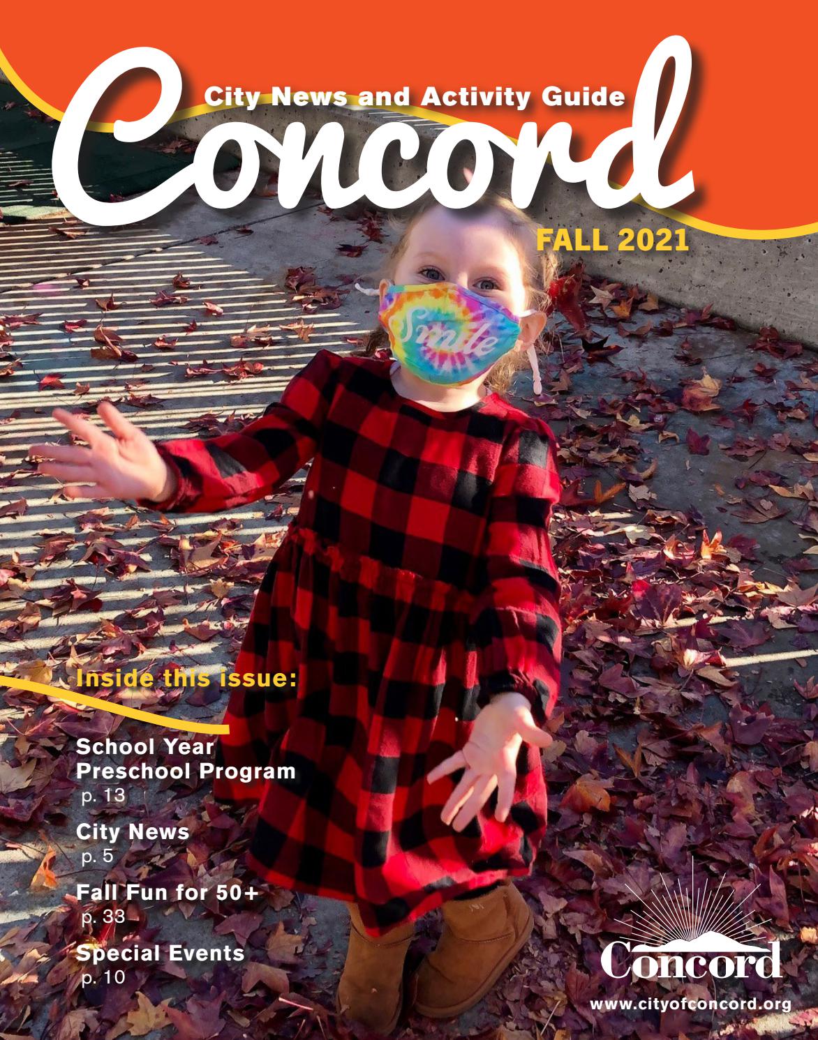  City Of Concord s City News And Activity Guide For Fall 2021 By Concord 