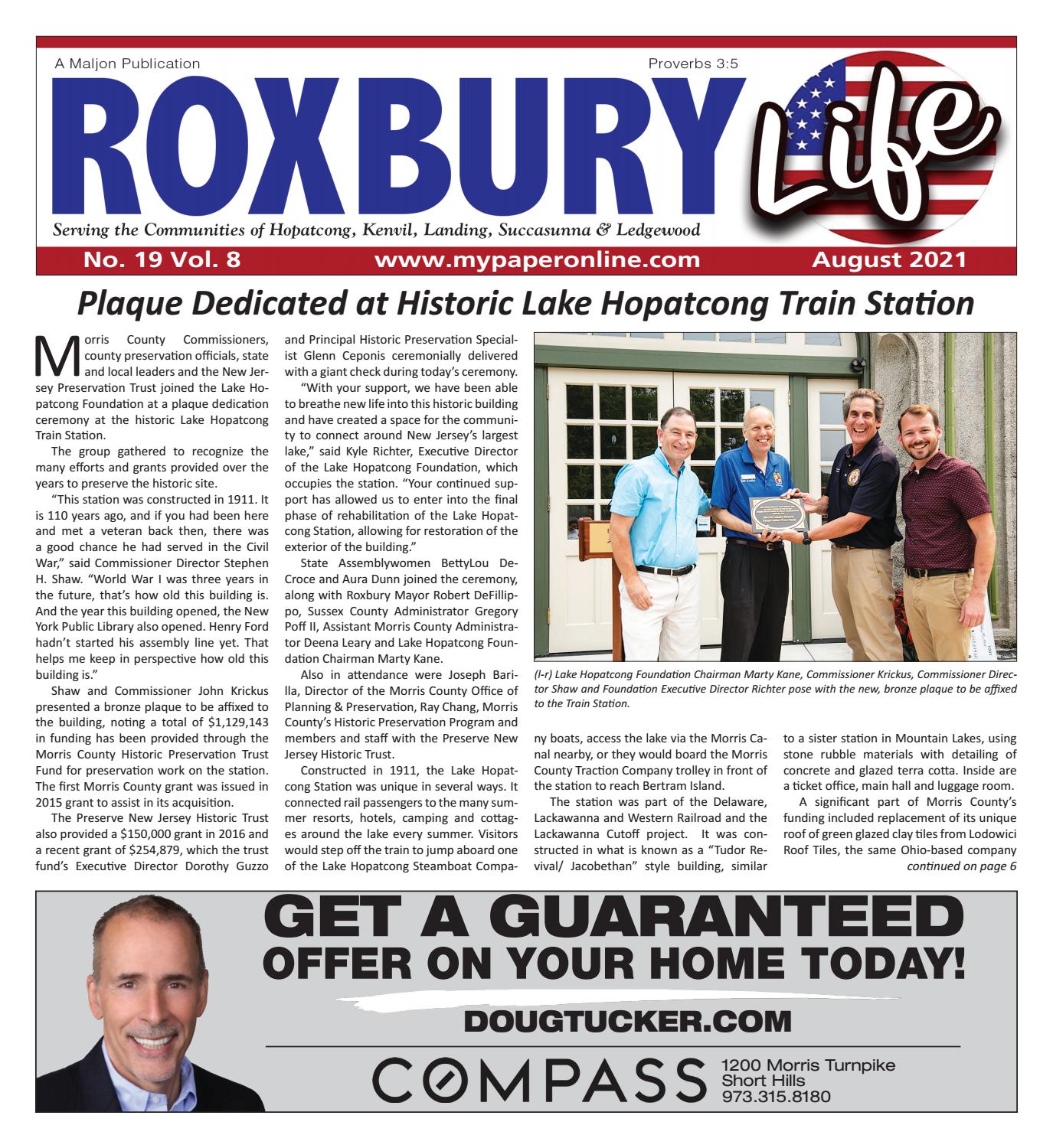 Roxbury August 2021 by My Life Publications..Maljon LLC Issuu