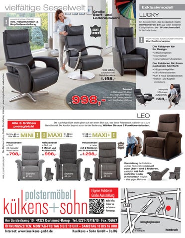 Perspektive Werbeagentur 家具目录 · 沙发 Magazin - Külkens + Sohn 第 16 页