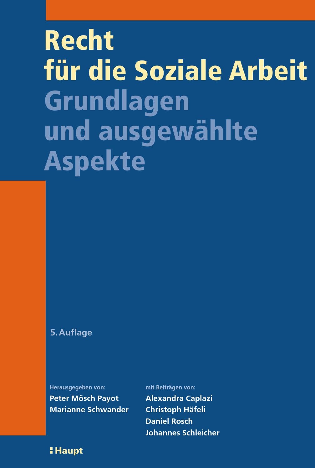 M sch Payot Et Al Recht Soziale Arbeit 5 Auflage By Haupt Verlag 