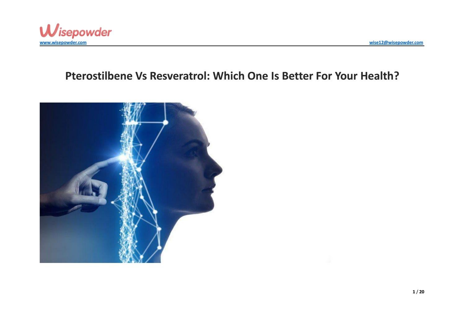 Which Is Better Resveratrol Or Pterostilbene Pterostilbene Vs Resveratrol: Which One Is Better For Your Health? by
