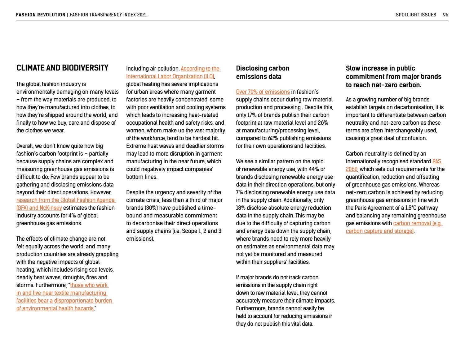 Fashion Transparency Index 2021 by Fashion Revolution - Issuu