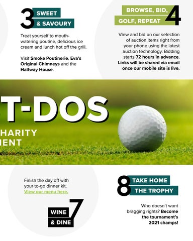 OTMH Charity Golf Tournament Participant 指南 第 9 页