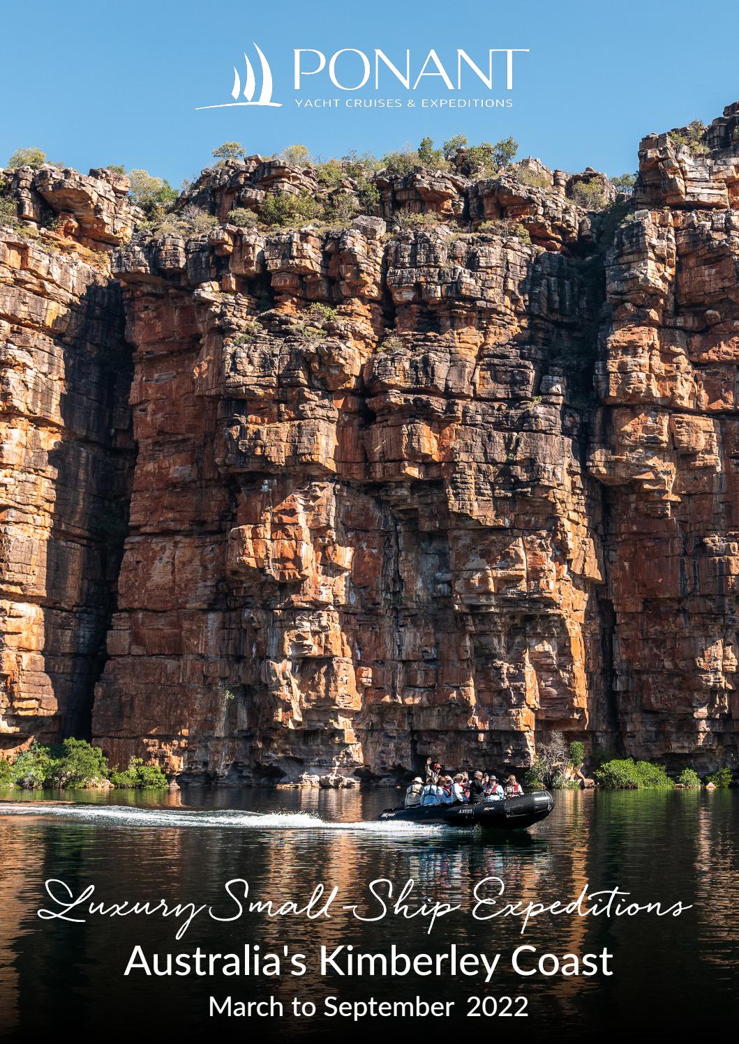 PONANT The Kimberley 2022 Expedition voyages by