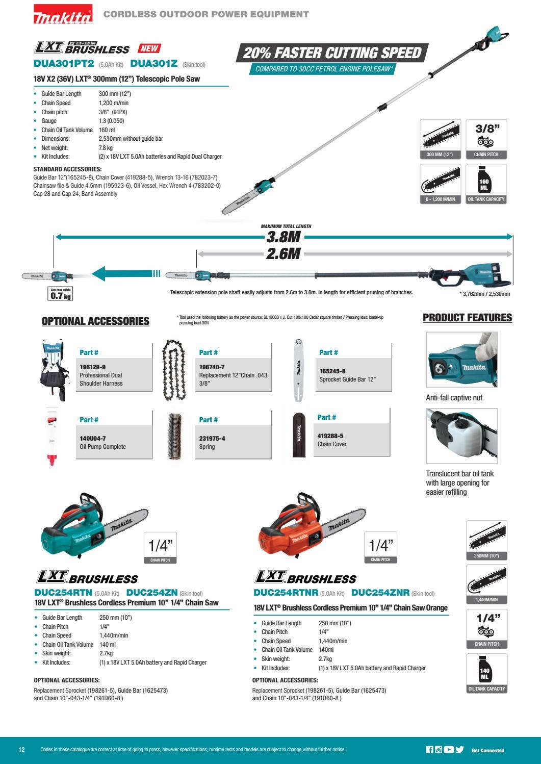 Makita New Zealand Outdoor Power Equipment Catalogue 20212022 by