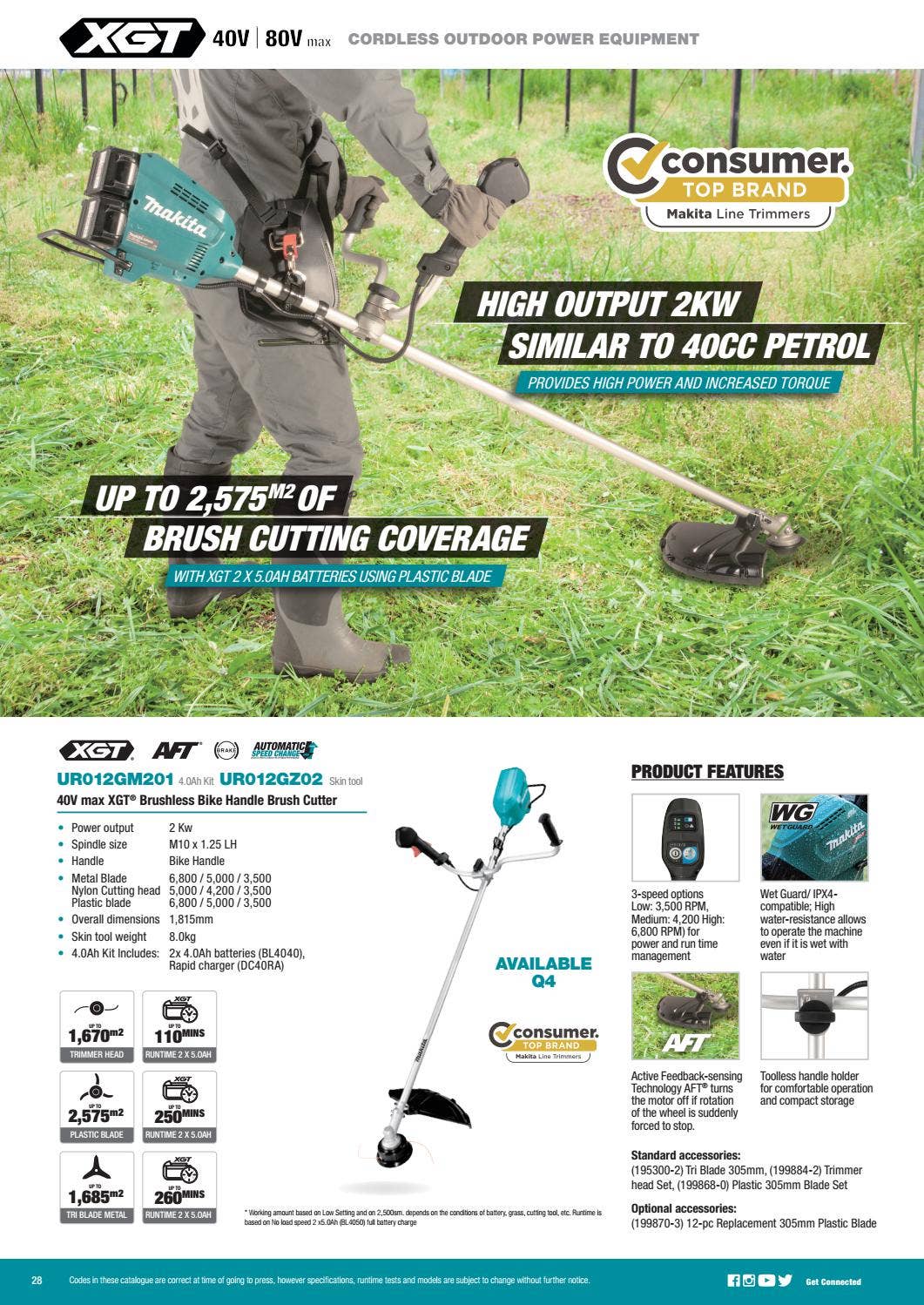 Makita New Zealand Outdoor Power Equipment Catalogue 20212022 by