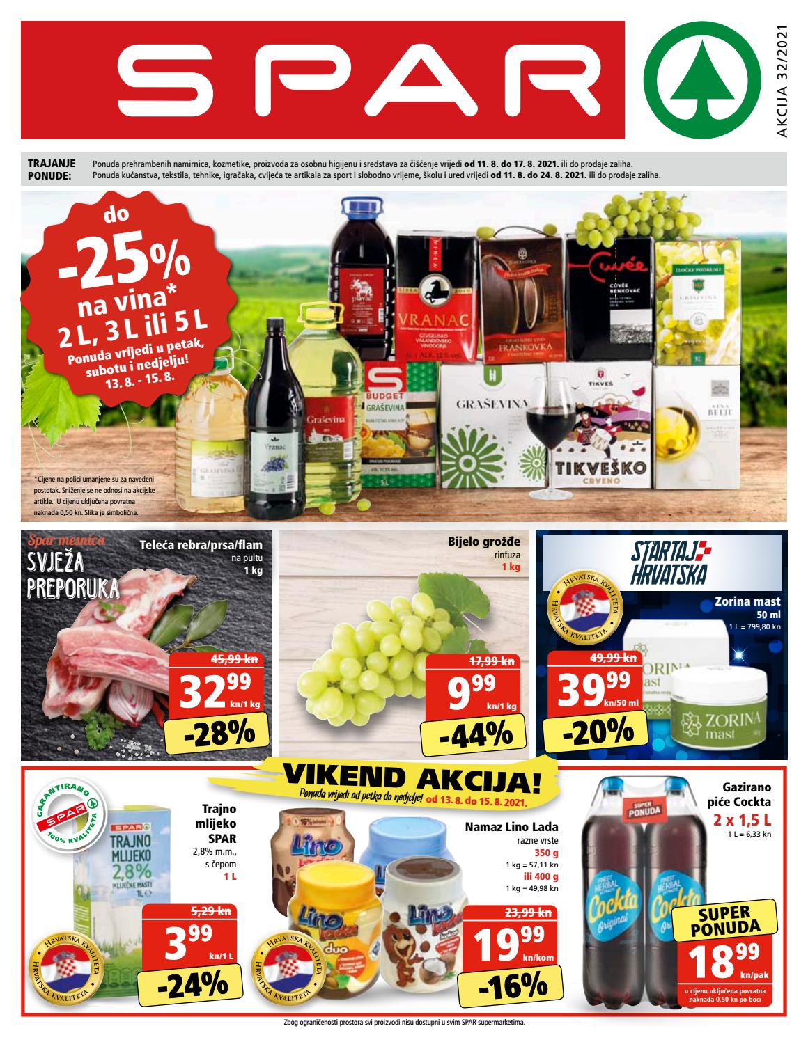 Spar katalog od 11.-24.08.2021. by Catalog.hr - Issuu