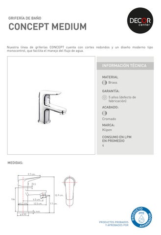 GRIFERÍAS 德文 BAJO CONSUMO 第 16 页