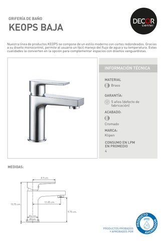 GRIFERÍAS 德文 BAJO CONSUMO 第 3 页