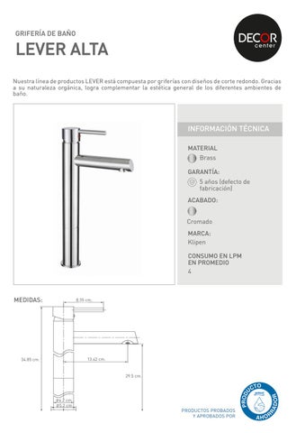 GRIFERÍAS 德文 BAJO CONSUMO 第 6 页